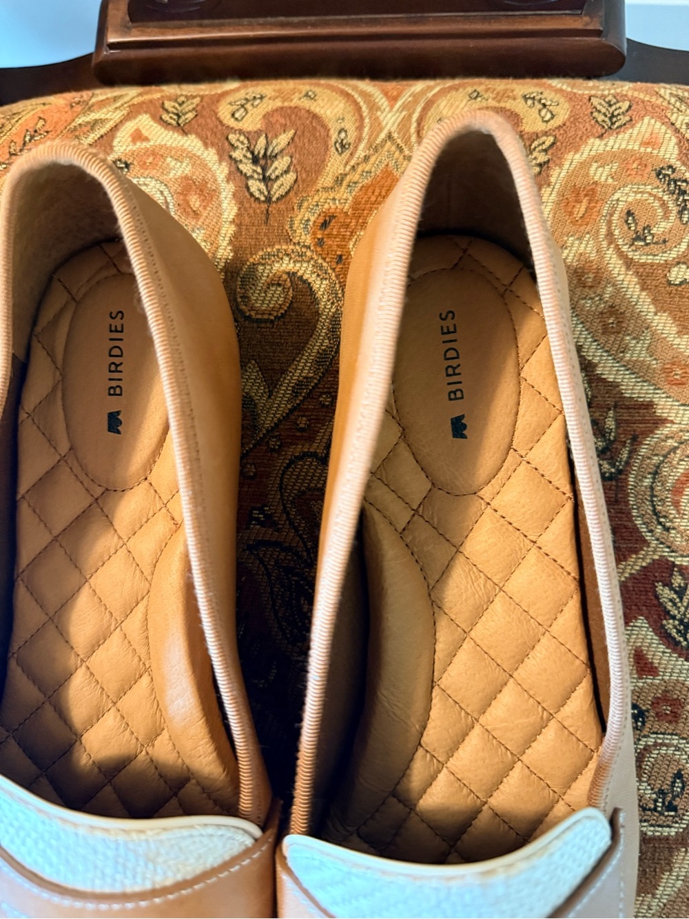 Birdies The Vesper. Slip on. 100% leather. Rubber sole. Cappuccino Raffia. 9.5 - Picture 4 of 12